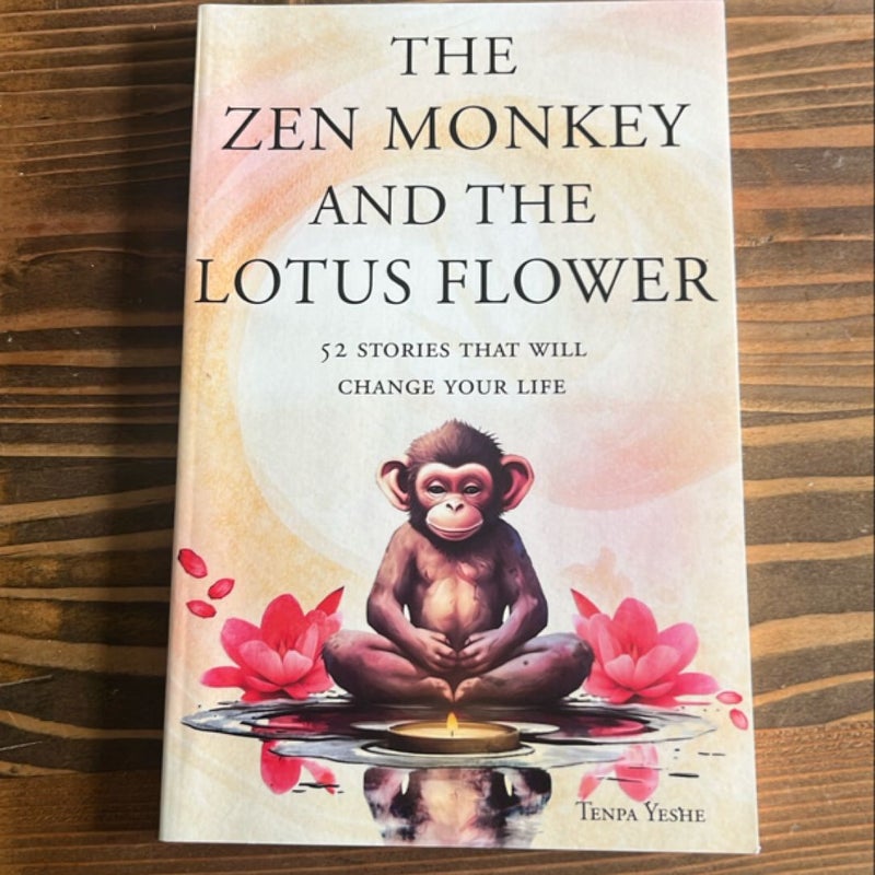 The Zen Monkey and the Lotus Flower