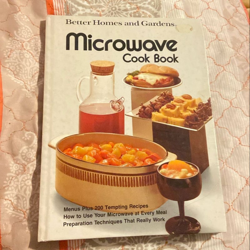 Better homes and gardens microwave cookbook