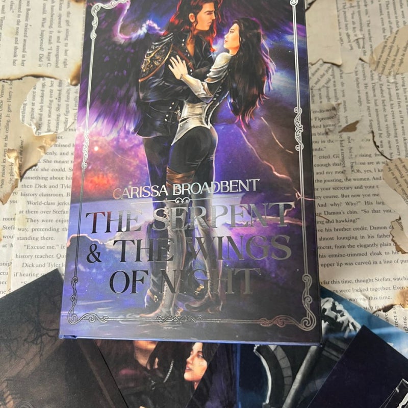 Iridescent Fairytale Serpent and the Wings of Night book box