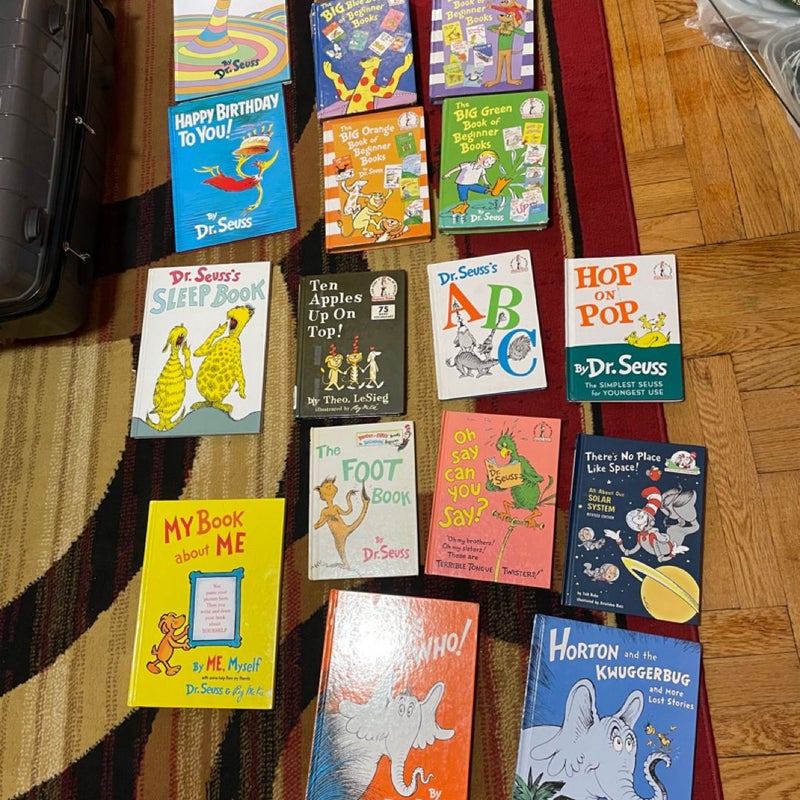 16 book Dr Seuss lot including Big Books