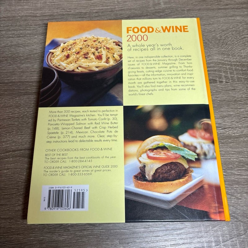 Food and Wine Magazine's 2000 Annual Cookbook