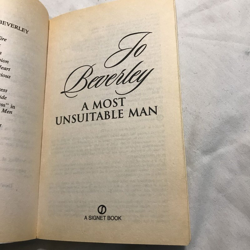A Most Unsuitable Man