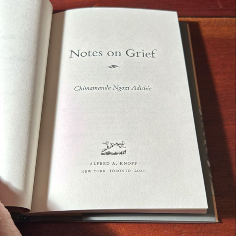 Notes on Grief 