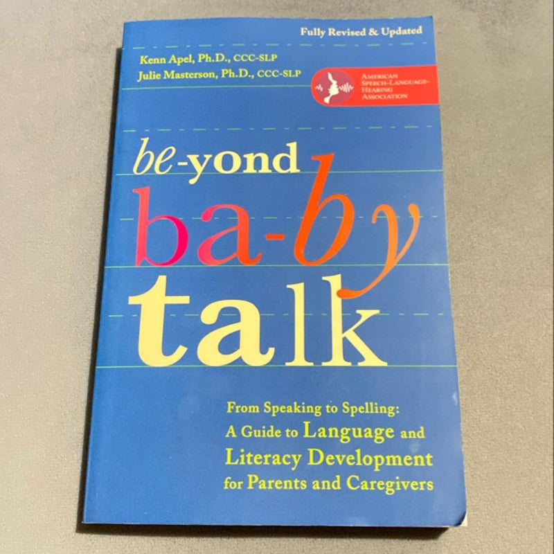 Beyond Baby Talk