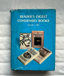 Reader’s Digest Condensed Books Volume 3 1981