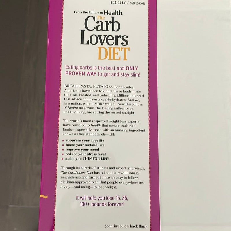 The Carb Lovers Diet