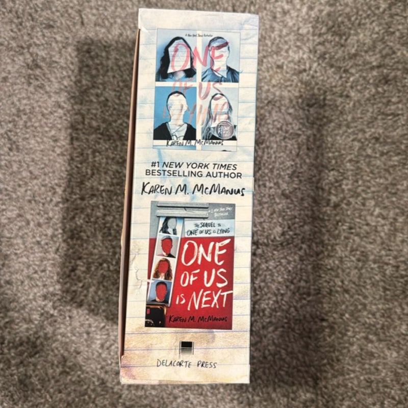 Karen M. Mcmanus 2-Book Box Set: One of Us Is Lying and One of Us Is Next