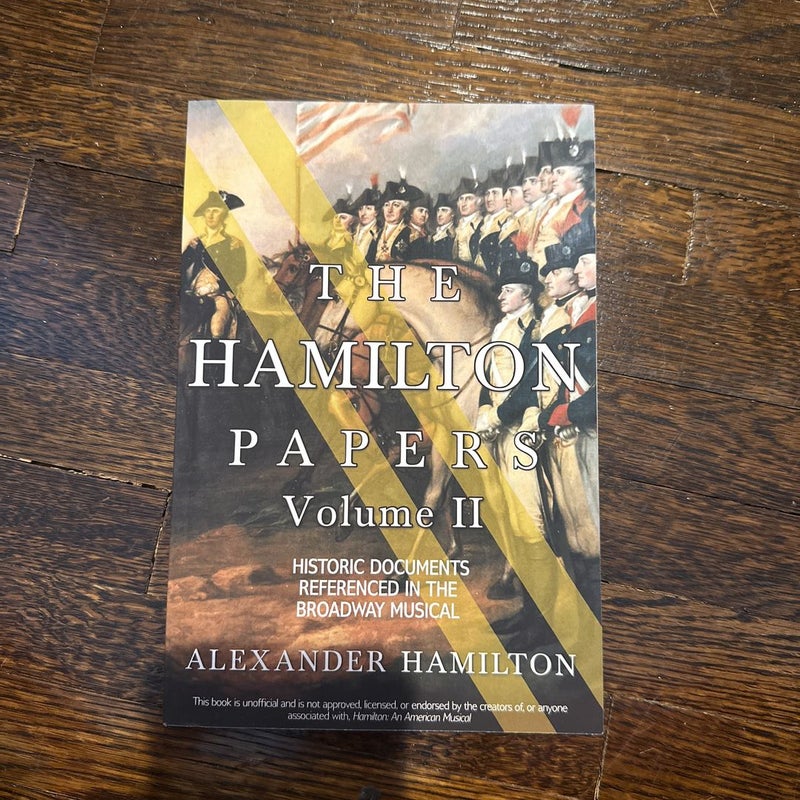 The Hamilton Papers: Volume 2