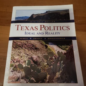 Texas Politics 2015-2016 (with MindTap Political Science, 1 Term (6 Months) Printed Access Card)