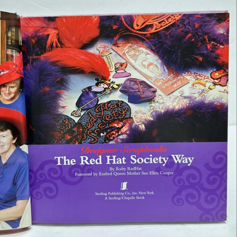 Designer Scrapbooks the Red Hat Society Way