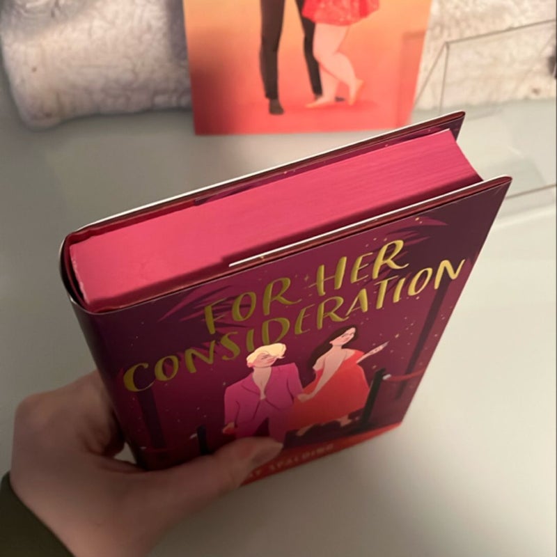 For her consideration