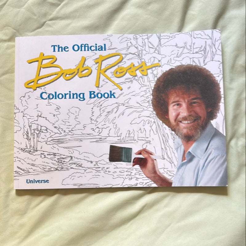 The Bob Ross Coloring Book