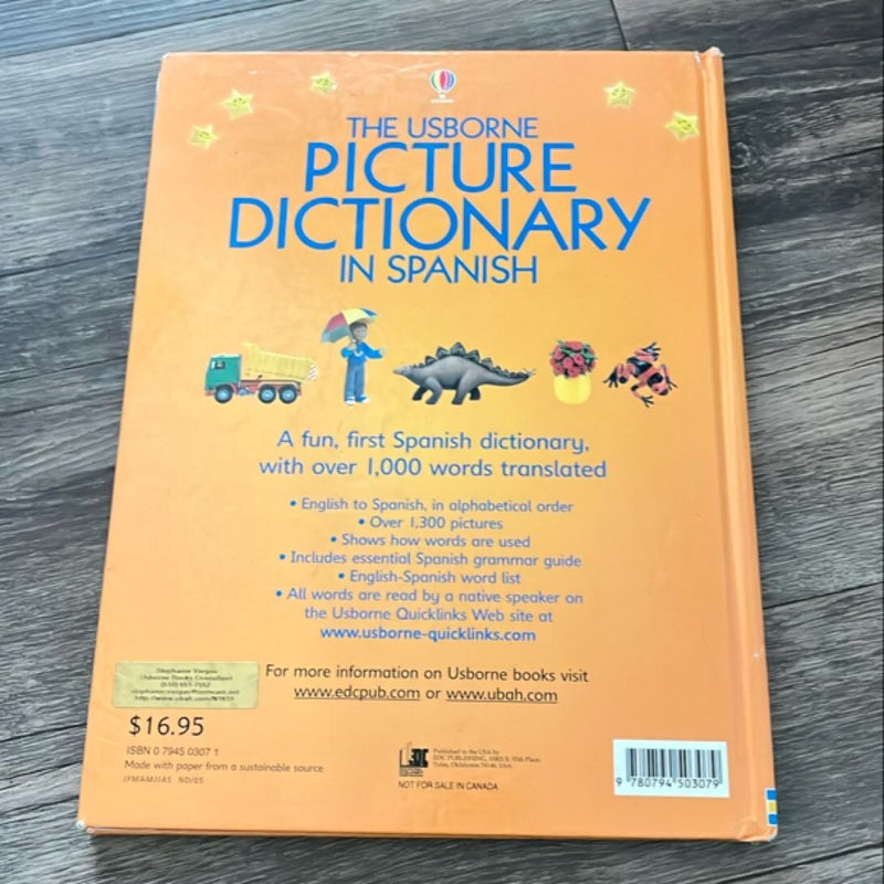 Picture Dictionary in Spanish