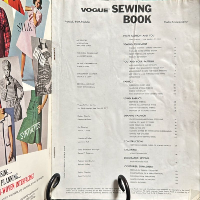 New Vogue Sewing Book