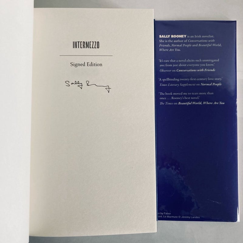 Intermezzo SIGNED Waterstones Exclusive Sold Out Edition w/ Bonus Short Story