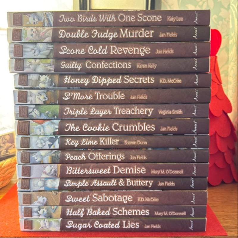 Annie’s Chocolate Shoppe Mysteries (books 1-14, 16) bundle 