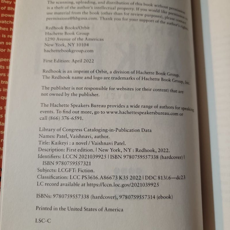 Kaikeyi (AUTOGRAPHED 2022 First Edition)