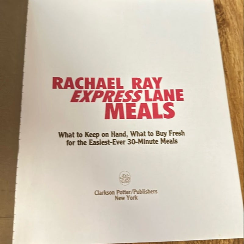 Rachael Ray Express Lane Meals