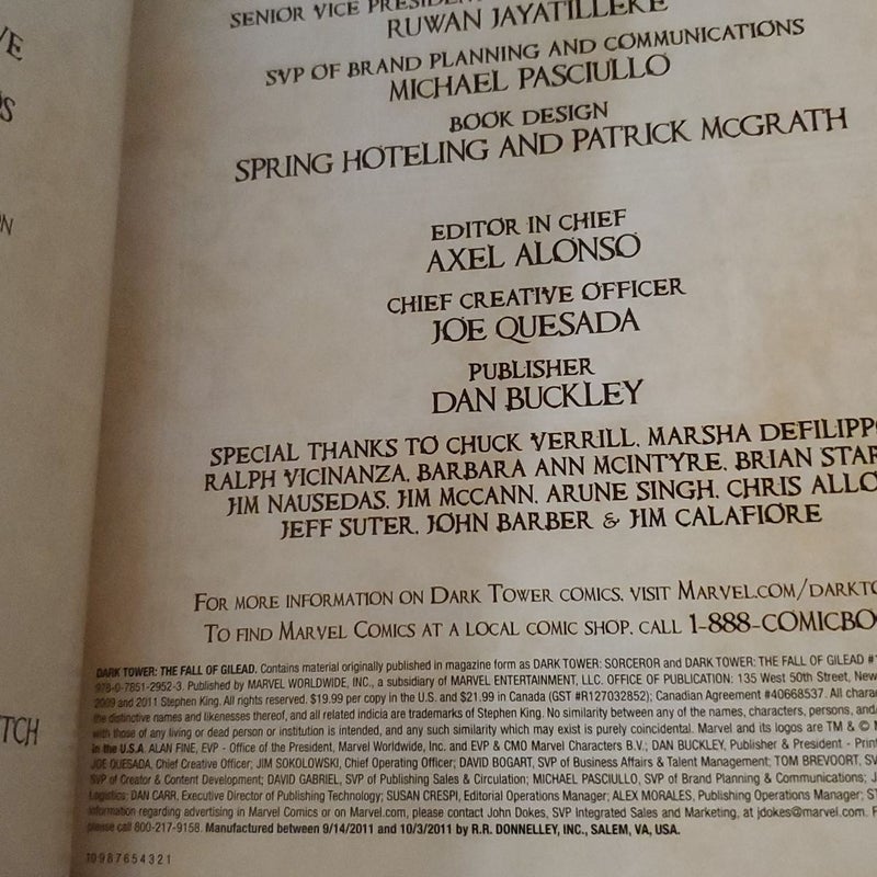 Stephen King's Dark Tower: the Fall of Gilead