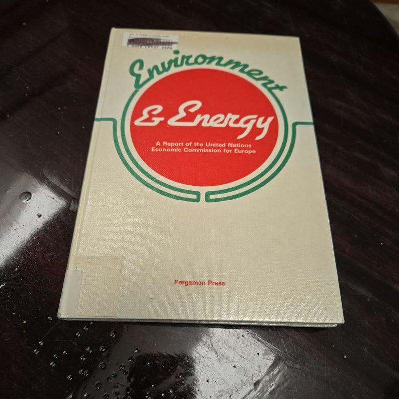 Environment and Energy