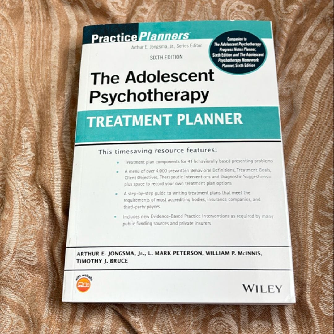 The Adolescent Psychotherapy Treatment Planner