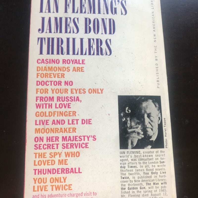 For Your Eyes Only Ian Fling 1960 5 James Bond Thrillers Paperback Signet