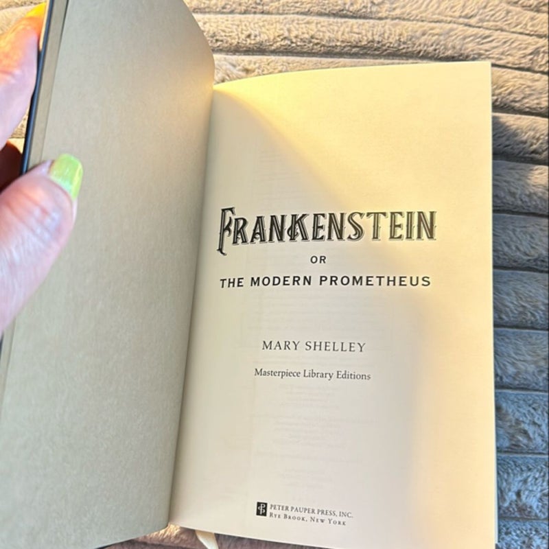 Frankenstein (Masterpiece Library Edition)