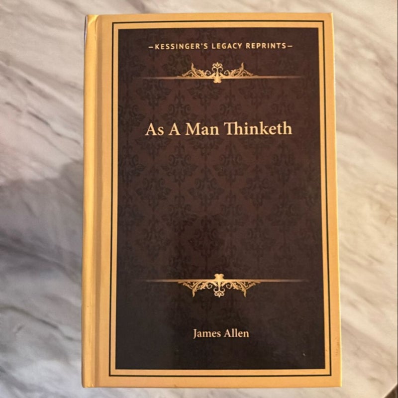 As a Man Thinketh