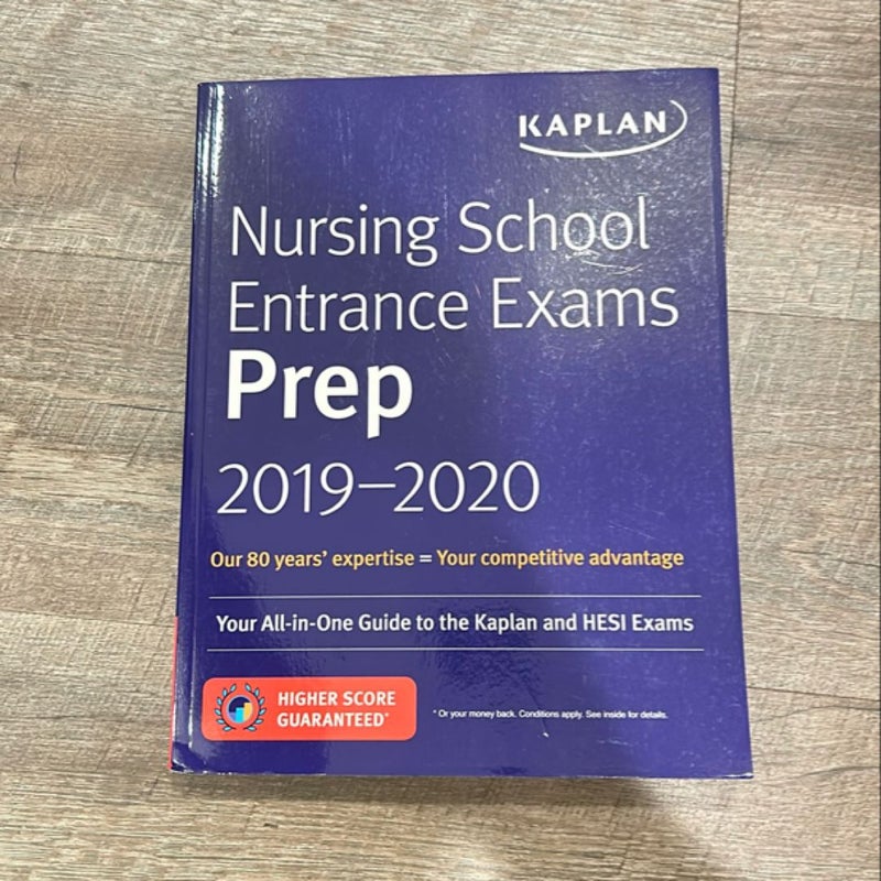 Nursing School Entrance Exams Prep 2019-2020