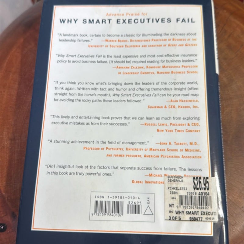Why Smart Executives Fail