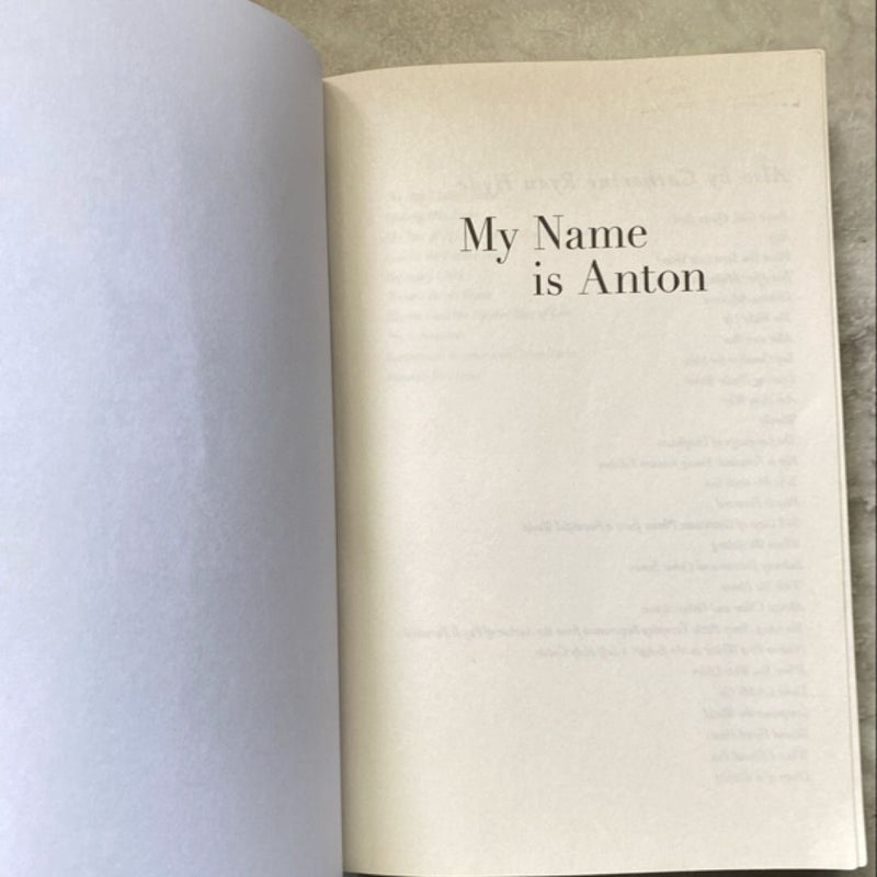 My Name Is Anton