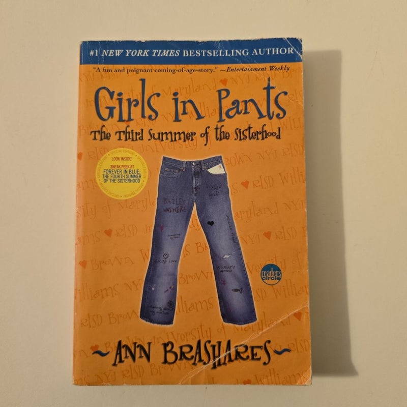 Sisterhood Series Book 1-3: The Sisterhood of the Traveling Pants, The Second Summer of the Sisterhood, Girls in Pants The Third Summer of the Sisterhood