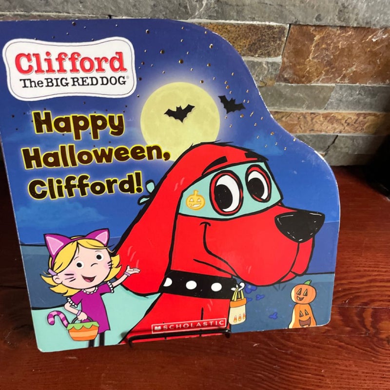 Clifford Shaped Halloween Board Book