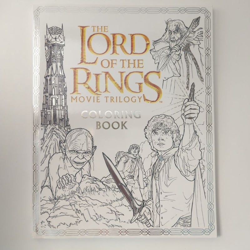 The Lord of the Rings Movie Trilogy Coloring Book