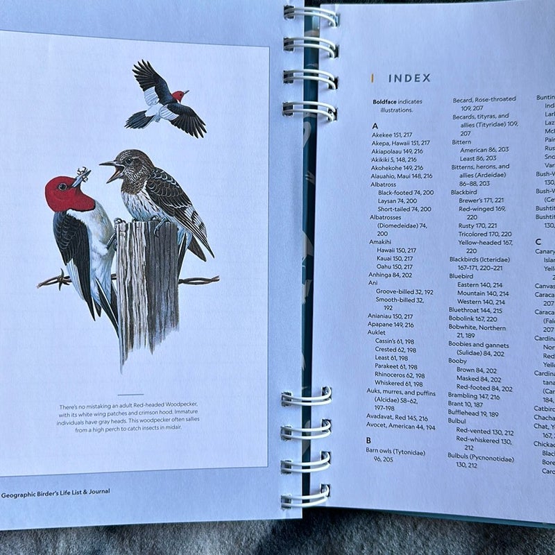 National Geographic Birder's Life List and Journal