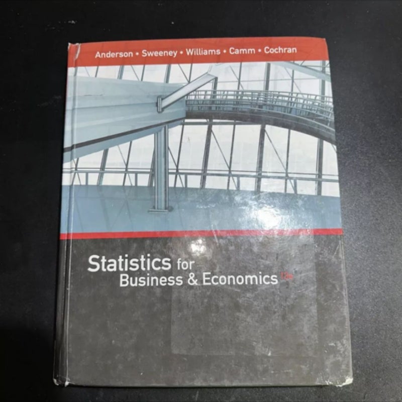 Statistics for Business and Economics