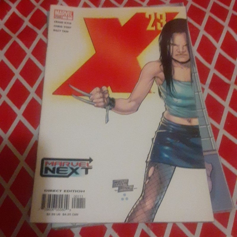 X-23 1,2,3,4,5,6 2005 mini series Marvel Comics 