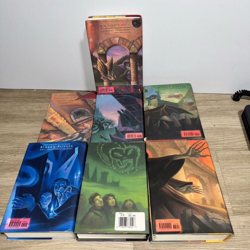 Harry Potter First Edition set Books 1-7