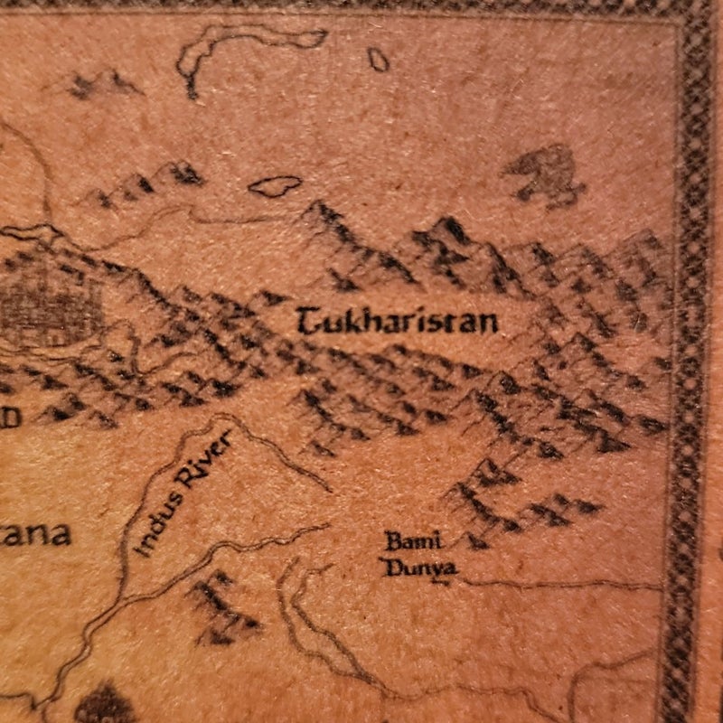 Daevabad Wooden Map