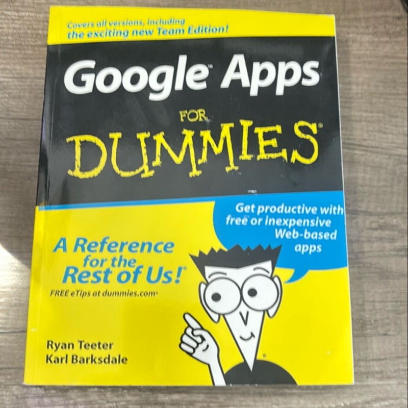 Google Apps for Dummies