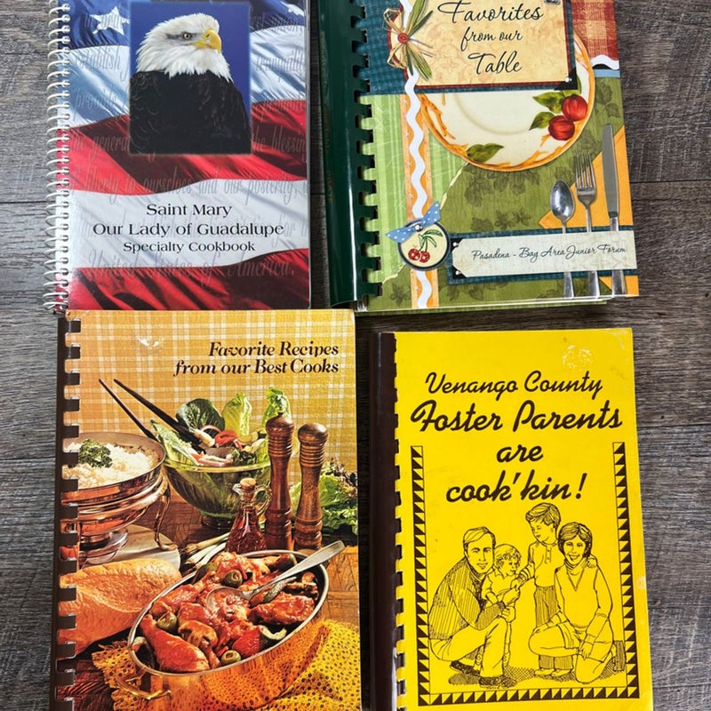 vintage cookbooks bundle Fundraisers