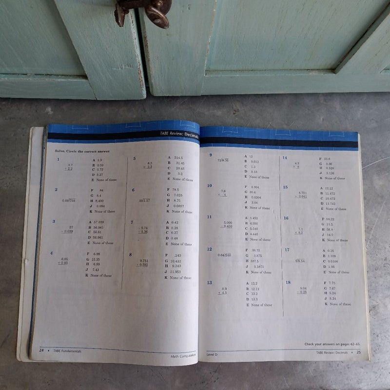 Math Computation, Level D 2nd Edition