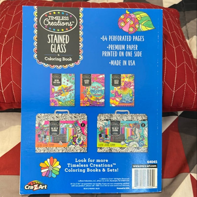 Stained Glass coloring book 