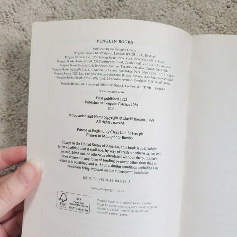 Moll Flanders (Penguin Classics Edition, 1989)