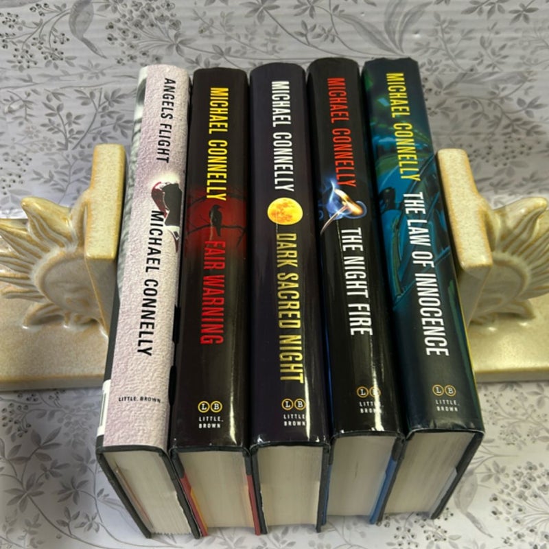 Michael Connelly 5 Hardcover Bundle