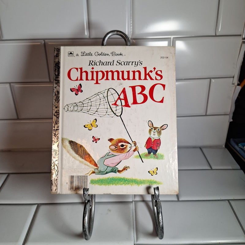 A Little Golden Book   Chipmunks ABC