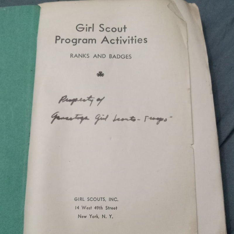 Girl Scout Program Activities 