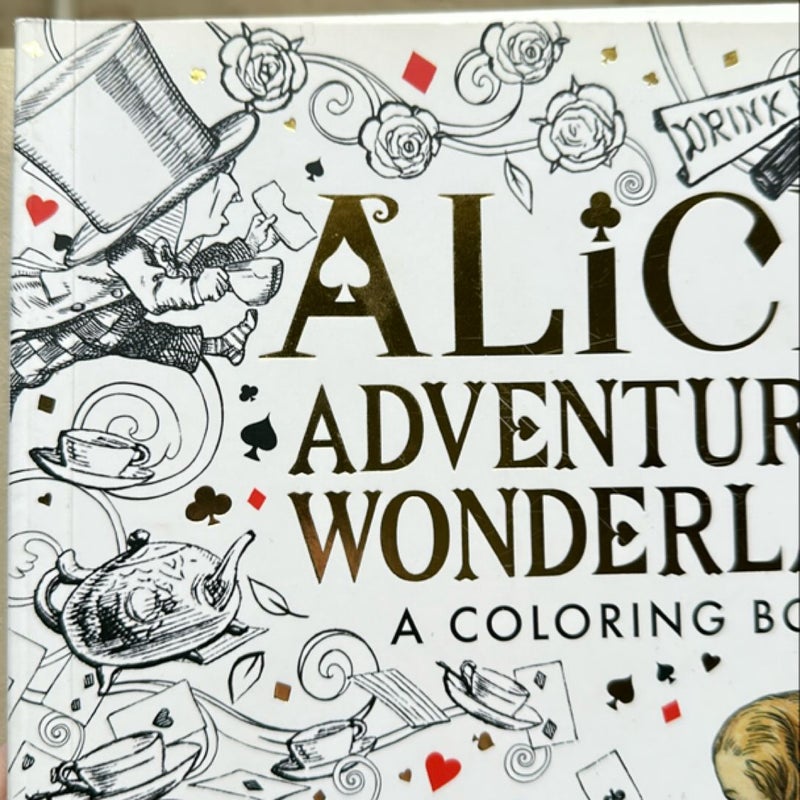 Alice's Adventures in Wonderland: a Coloring Book