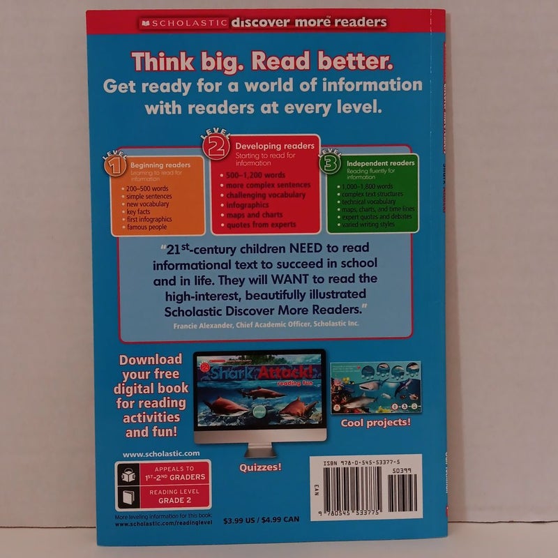 Scholastic Discover More Reader Level 2: Shark Attack!