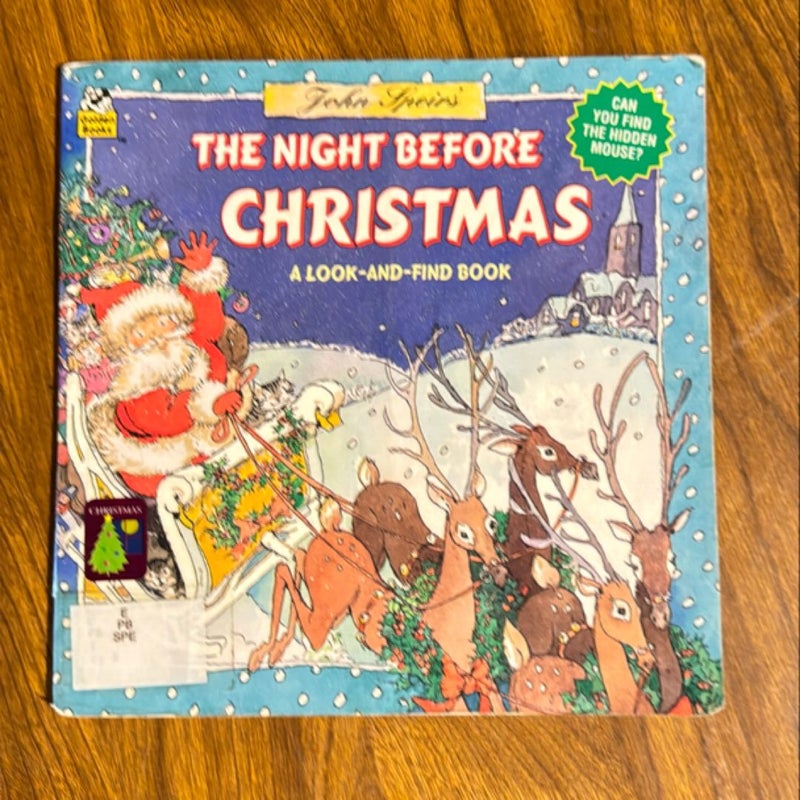 The night before Christmas, a look and find book